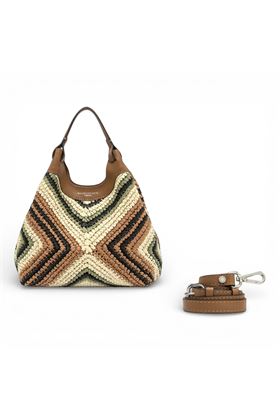 Borsa Gianni Chiarini in paglia intrecciatacolore naturale. GIANNI CHIARINI | 12189-VAR.WILLOW